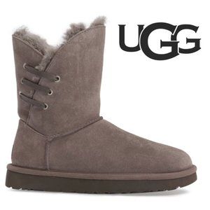 NWT UGG Constantine Genuine Lamb Boots Charcoal